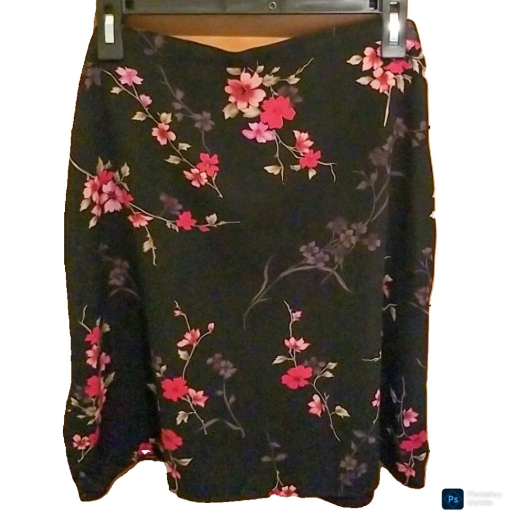 Floral Midi Skirt